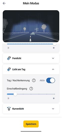 Busch & Müller App Briq-XL Mein Modus Licht am Tag